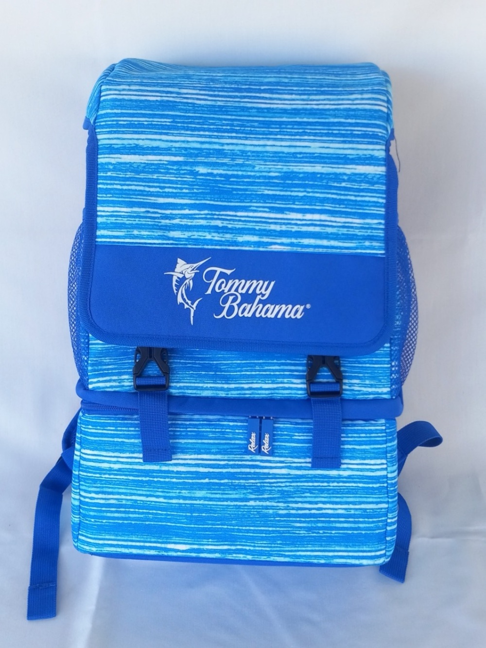 Tommy Bahama Blue Striped Cooler Bag New
